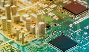 The business layout of STmicro electronics